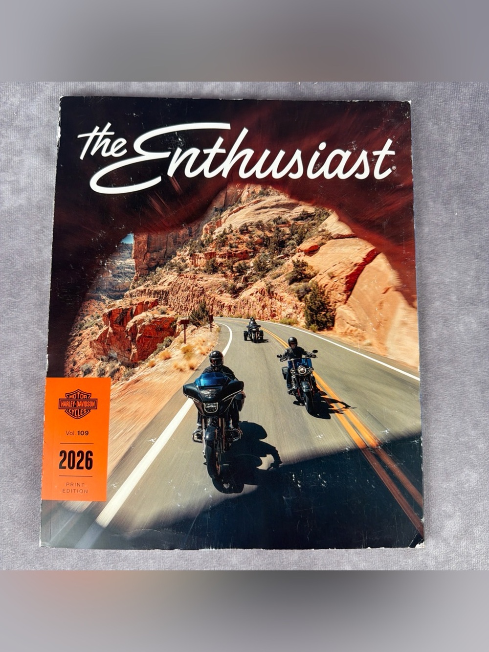 The Enthusiast Vol 109 2026 Print Edition HOG Harley-Davidson Magazine 95 Pages